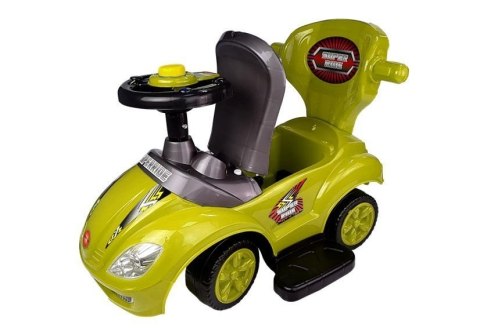 Jeździk z Pchaczem Mega Car 3w1 Żółty LEAN CARS