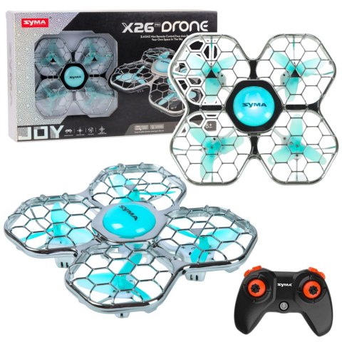 Dron Zdalnie Sterowany RC Syma X26 PRO Akrobacje Światła LED WIFI LEAN Toys