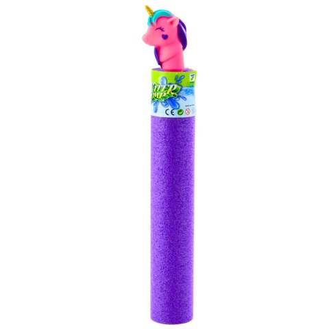 Piankowa Broń Pompka Pałka Na Wodę Jednorożec Różowa Fioletowa 35 cm LEAN TOYS