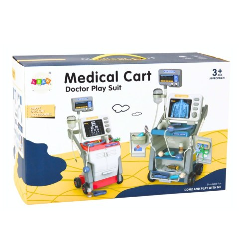 Zestaw Małego Doktora Stetoskop Światła Różowy LEAN Toys