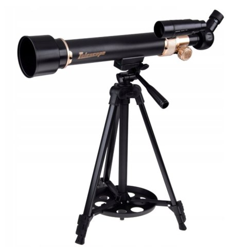 Teleskop Astronomiczny Edukacyjny Aluminiowy Akcesoria Statyw 1.35 M LEAN Toys