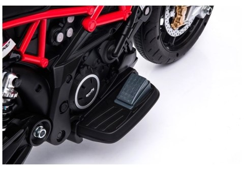Pojazd na Akumulator Aprilia A007 Czarno Czerwony LEAN CARS