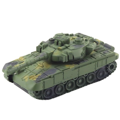 Czołg Wojskowy T90 Zdalnie Sterowany RC Światła Dźwięki Zielony 1:18 LEAN Toys