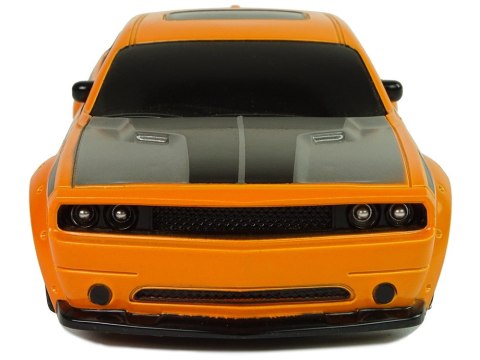Zdalnie Sterowane Auto Sportowe 1:24 Wyścigi Pomarańczowe 27 R/C Pilot LEAN Toys