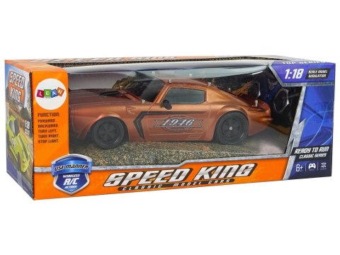 Auto Sportowe R/C 1:18 Brązowe Champion Pilot LEAN Toys