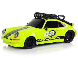 Samochód Sportowy 1:18 Zielone Koło Zapasowe Pilot LEAN Toys