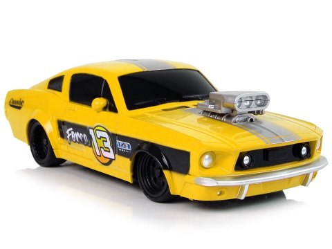 Zdalnie Sterowane Auto Sportowe 1:20 Żółte Pilot LEAN Toys
