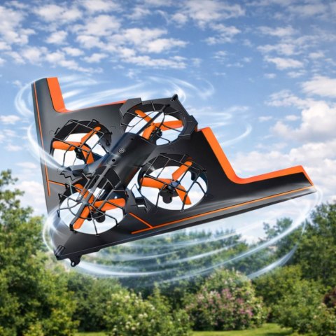Dron Zdalnie Sterowany RC Latający Quadcopter Światła LED Aplikacja LEAN Toys