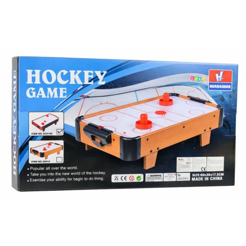 Mini Stół Air Hockey Stołowy Gra Zręcznościowa Dla Dzieci Drewniany LEAN Toys