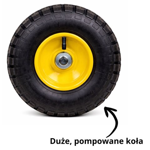 Wózek Ogrodowy Transportowy Składany Przyczepka Stalowa 200 kg LEAN