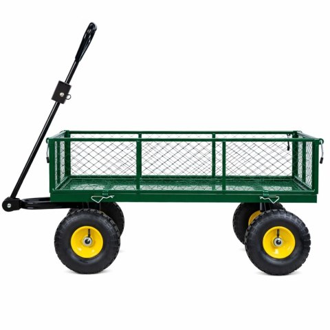 Wózek Ogrodowy Transportowy Składany Przyczepka Stalowa 200 kg LEAN