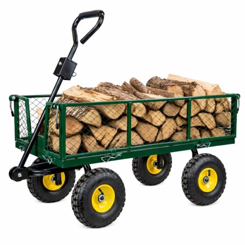 Wózek Ogrodowy Transportowy Składany Przyczepka Stalowa 200 kg LEAN