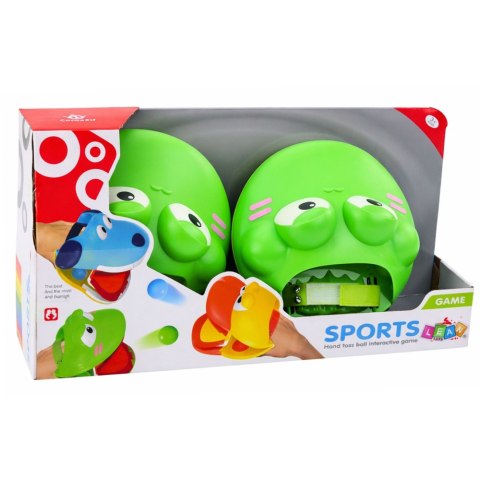Żaby Łapacze Piłek Wyrzutnie Gra Zręcznościowa Sportowa Dla Dzieci LEAN Toys