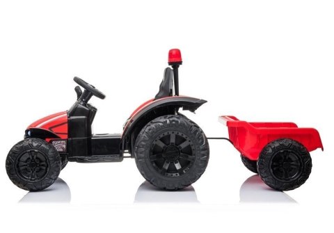 Traktor na akumulator z Przyczepą HZB-200 Czerwony LEAN CARS