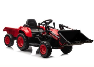 Traktor Na Akumulator Z łyżką BW-X002A Czerwony LEAN CARS