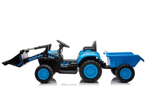 Traktor Na Akumulator Z Łyżką BW-X002A Niebieski LEAN CARS