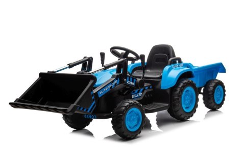 Traktor Na Akumulator Z Łyżką BW-X002A Niebieski LEAN CARS