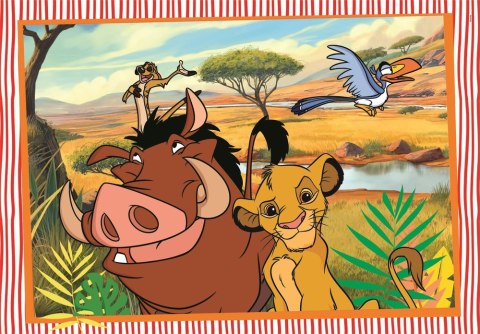 Puzzle 2x20 Super Color DISNEY CLASSIC KRÓL LEW I DUMBO Clementoni 24837 Clementoni
