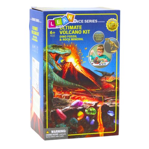 Zestaw Edukacyjny Eksperyment Wybuchowy Wulkan Dinozaury LEAN Toys
