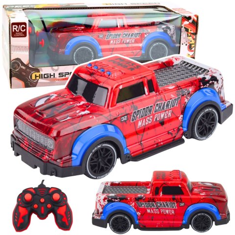 Auto Zdalnie Sterowane RC Terenowe Pająk Światła Czerwone LEAN Toys