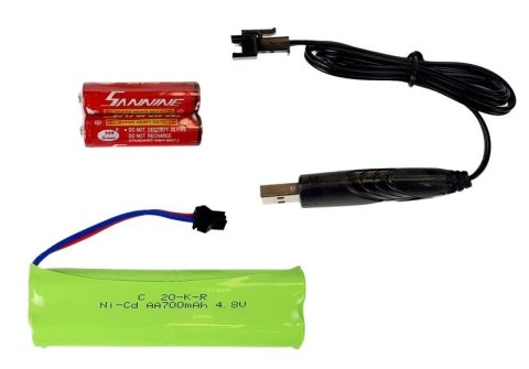 Amfibia Dwustronna Zdalnie Sterowana Zielona 1:24 LEAN Toys