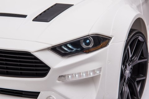 Auto Na Akumulator Ford Mustang GT Drift SX2038 Biały LEAN CARS
