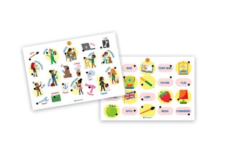 Gra edukacyjna Interaktywny Quiz Angielski Język Polski Clementoni 50943 Clementoni