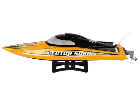 Łódź Motorówka R/C Brushless ARTR SR 80 PRO 74 km/ h Żółta LEAN Toys
