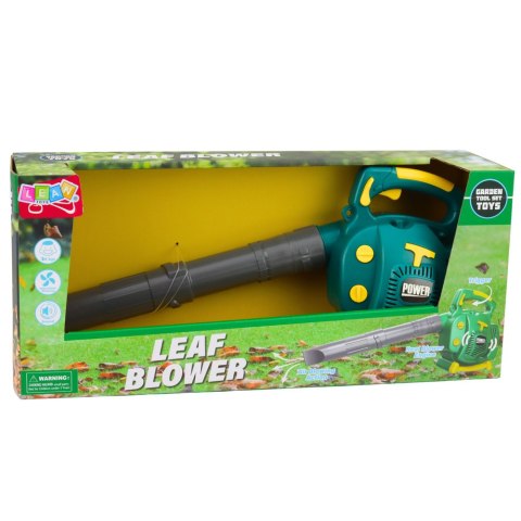 Ogrodowa Dmuchawa Do Liści Dla Dzieci Dmucha Dźwięki Zielona LEAN Toys