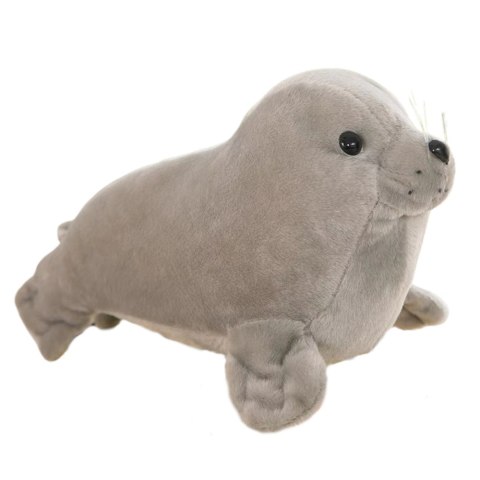 Pluszowa Foczka Pluszak Maskotka Przytulanka Szara 24cm LEAN TOYS