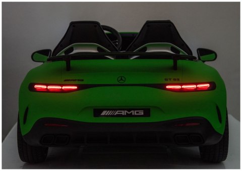 Auto Na Akumulator Mercedes GT63 AMG DK-GT63 24V Matowy Zielony LEAN CARS