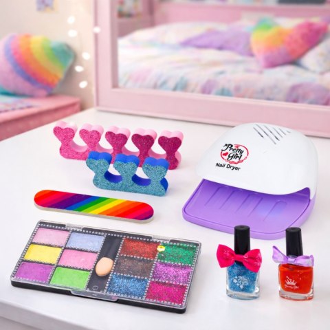 Zestaw Piękności Do Makijażu Paznokci Torebka Regulowana Akcesoria 20 el. LEAN Toys