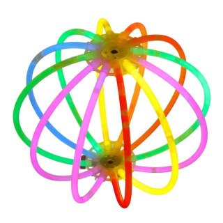 Podwójna Bransoletka Fluorescencyjna Z Motylkiem Świecąca Neon Stick LEAN TOYS