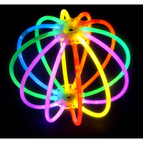 Podwójna Bransoletka Fluorescencyjna Z Motylkiem Świecąca Neon Stick LEAN TOYS