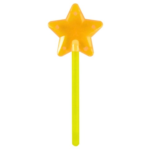 Różdżka Fluorescencyjna Gwiazda Świecąca W Ciemności Stick Neon 22cm LEAN TOYS