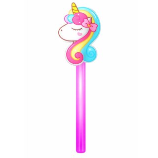 Różdżka Z Jednorożcem Fluorescencyjna Świecąca W Ciemnośći Neon Stick 25cm LEAN TOYS