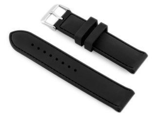 Pasek gumowy do zegarka 901B - przeszywany - 24mm Inny