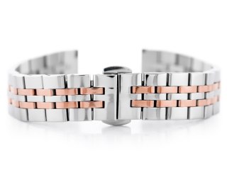 Bransoleta Pacific Model 4 srebrno róż.złota 14mm Pacific