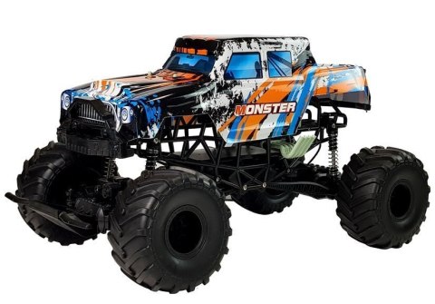 Auto Terenowe Zdalnie Sterowane 2.4G 4x4 Pomarańczowe 57cm LEAN Toys