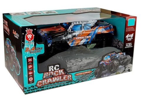 Auto Terenowe Zdalnie Sterowane 2.4G 4x4 Pomarańczowe 57cm LEAN Toys