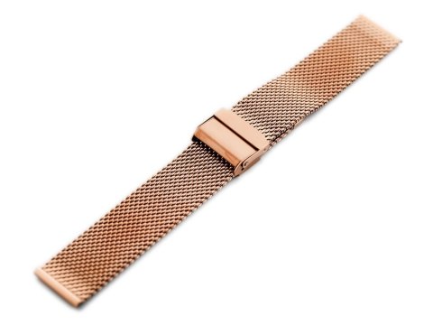 Bransoleta Pacific M8 - siatka HQ - rosegold 18mm Pacific