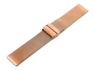 Bransoleta Pacific M8 - siatka HQ - rosegold 24mm Pacific