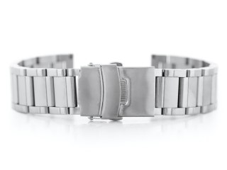 Bransoleta Pacific Model 10 solid - srebrna 24mm Pacific