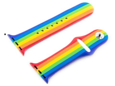 Apple Watch pasek U23 - tęczowy - 42/44mm Pacific