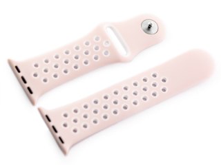 Apple Watch pasek U24 - różowy/biały - 38/40mm Pacific