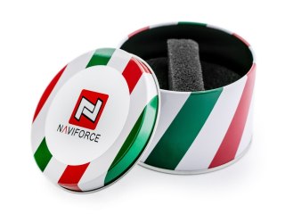 Prezentowe pudełko na zegarek - PUSZKA NAVIFORCE - tricolor Inny
