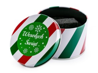 Prezentowe pudełko na zegarek - PUSZKA ŚWIĄTECZNA - zielona Inny