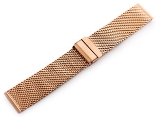 Bransoleta Pacific 10 - siatka HQ - rosegold 24mm Pacific