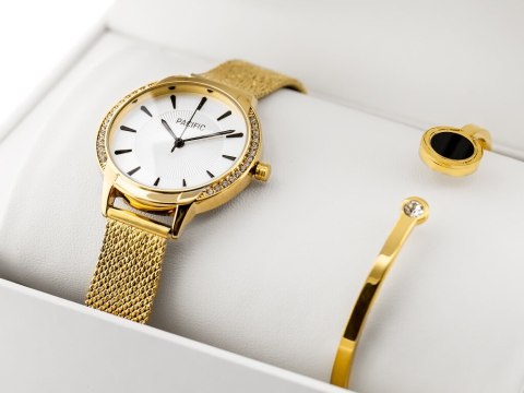 ZEGAREK DAMSKI PACIFIC X6167-03 - komplet prezentowy (zy663c) Pacific