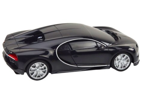 Auto Bugatti Veyron Chiron Samochód Zdalnie Sterowany RC Czarny 1:24 Rastar